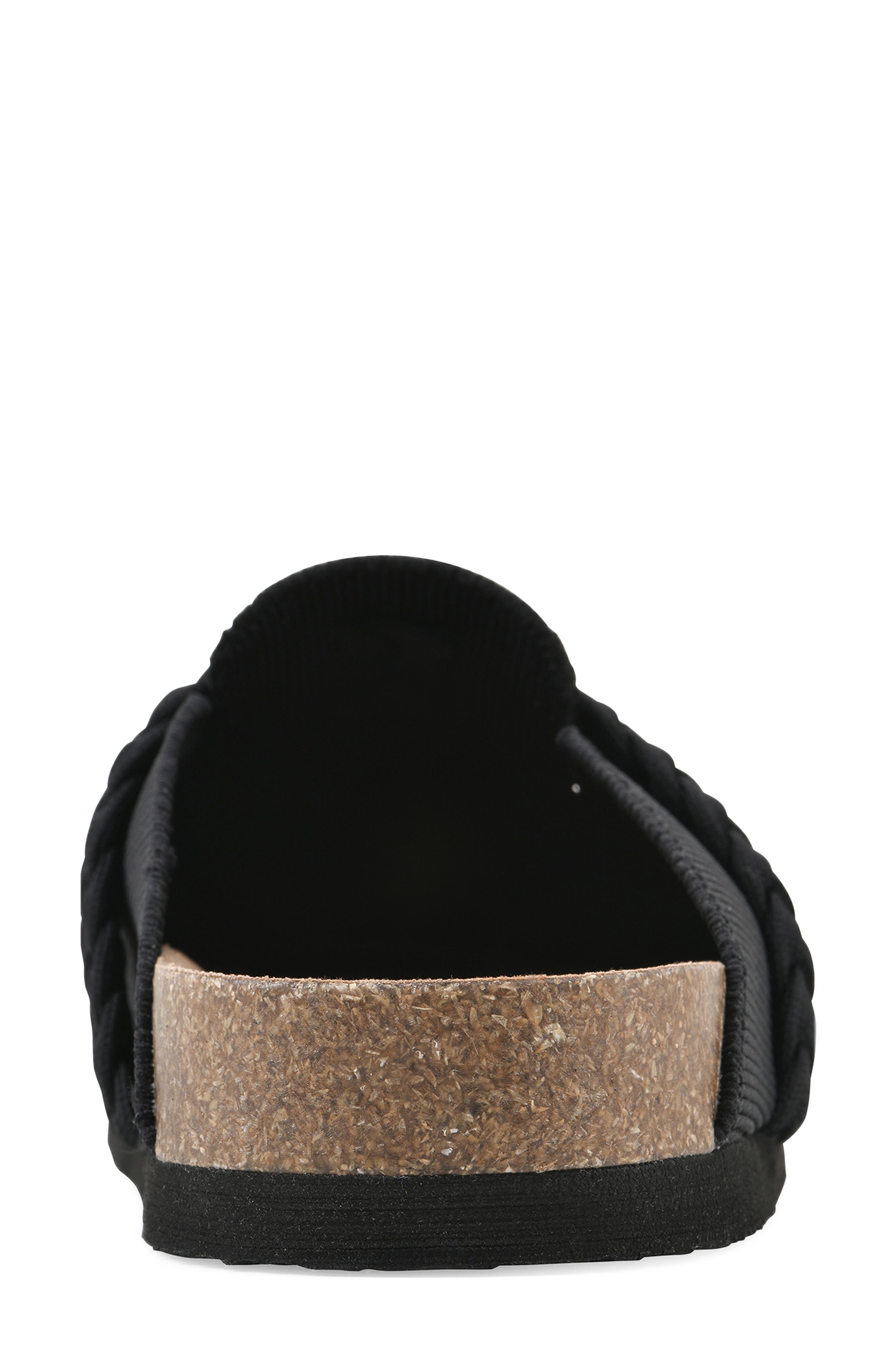 Bistros Platform Clog, Alternate, color, BLACK/ FABRIC