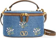Valentino Garavani VLOGO Signature Embroidered Vanity Case
