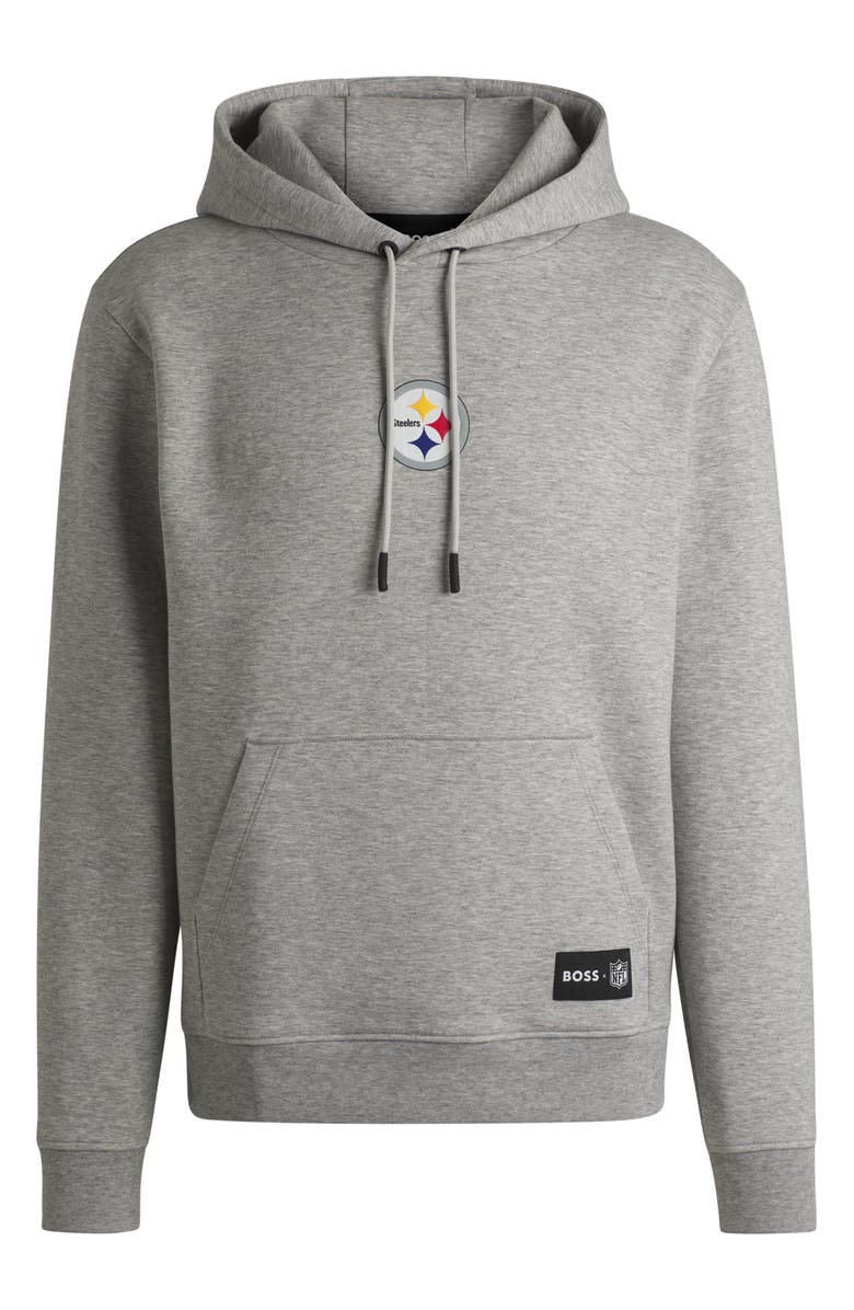 BOSS x NFL Woodson Graphic Hoodie, Alternate, color, Pittsburgh Steelers