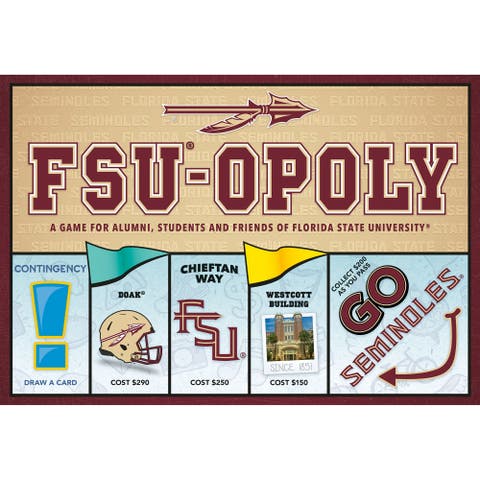 Florida State University Fsuopoly Monopoly Board Game