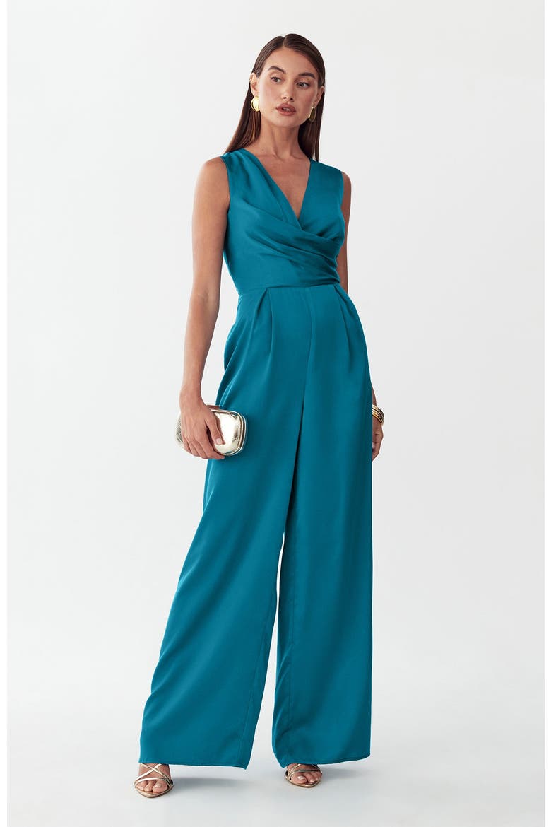 Livleigh Jumpsuit, Alternate, color, Marine Blue