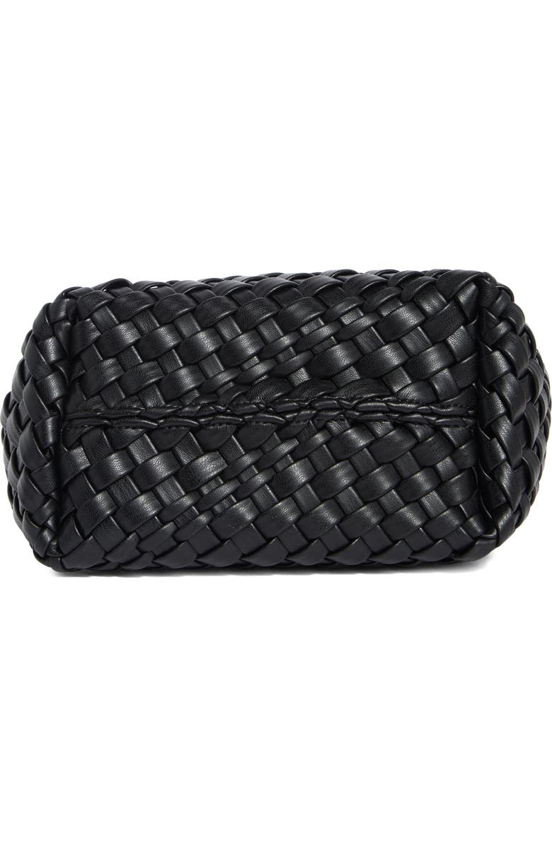 Melie Bianco Sylvie Woven Handbag, Alternate, color, Black