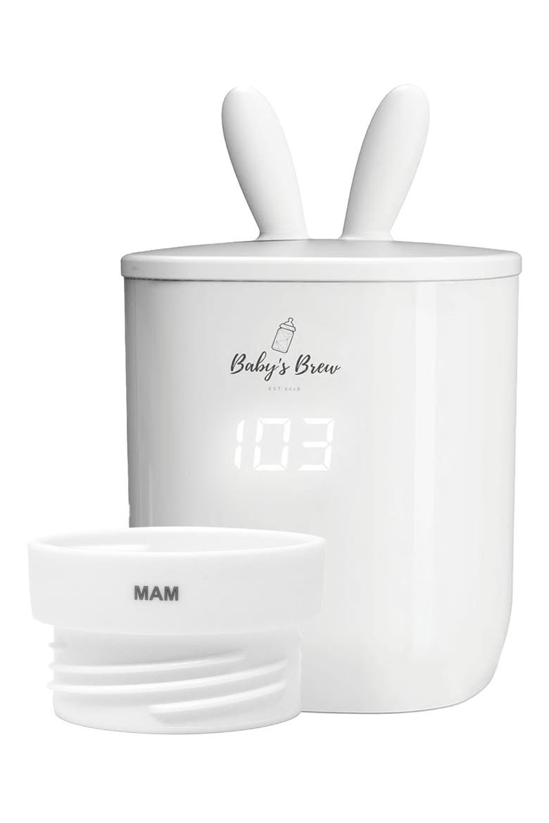 3.0 Portable Bottle Warmer Pro with MAM Adapter, Main, color, WHITE