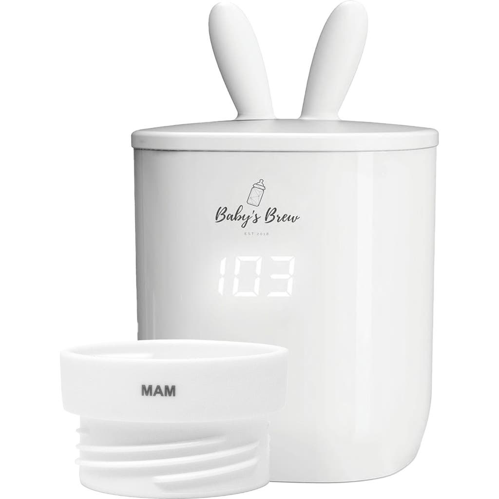 Baby's Brew 3.0 Portable Bottle Warmer Pro with MAM Adapter in White  product