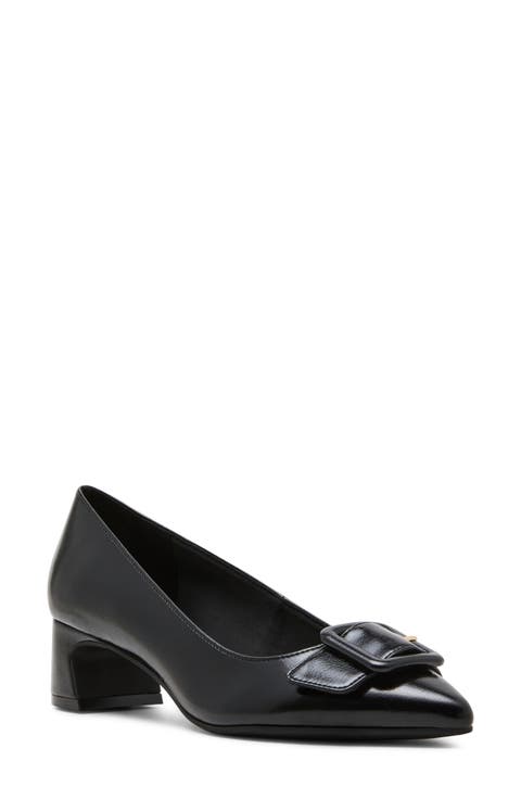 Senara Buckle Pointed Toe Pump (Women)