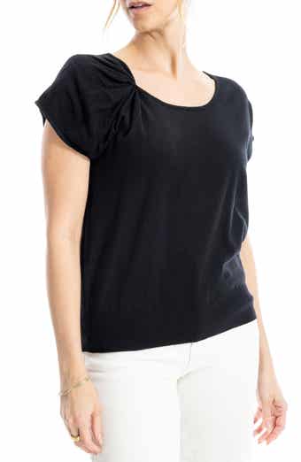 MAX STUDIO Twist Neck Sweater Top