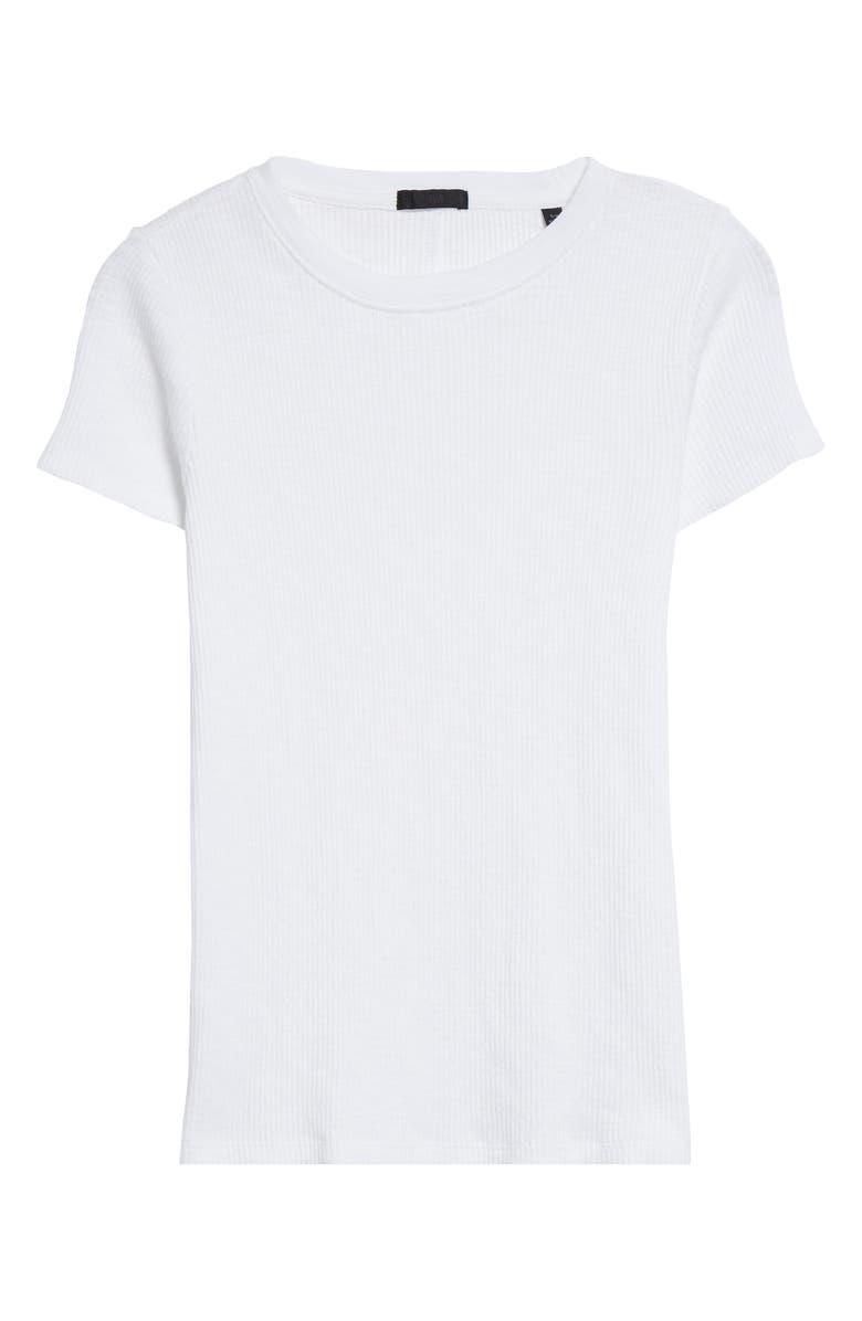 ATM Anthony Thomas Melillo Rib Cotton T-Shirt, Alternate, color, White