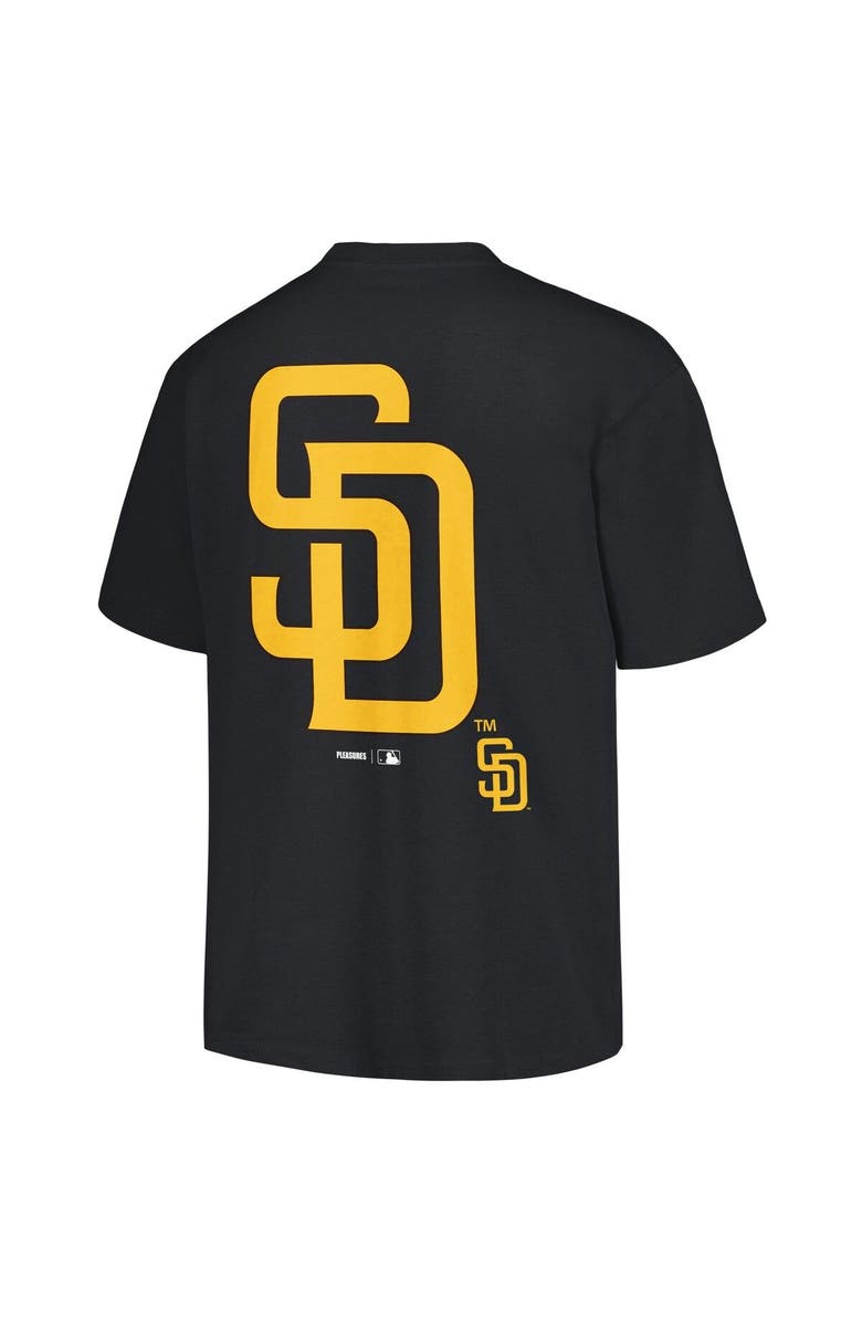 PLEASURES Men's PLEASURES  Black San Diego Padres Ballpark T-Shirt, Alternate, color, Black