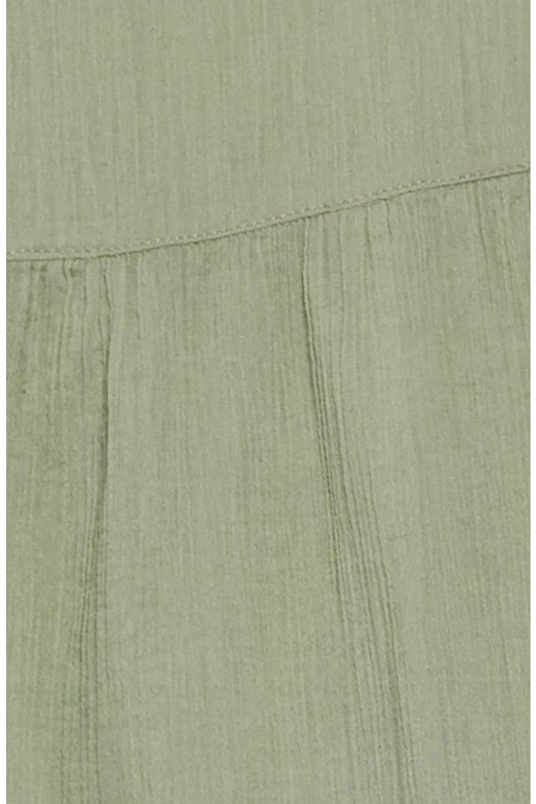 Macrame Tiered Dress, Alternate, color, GREEN HEDGE