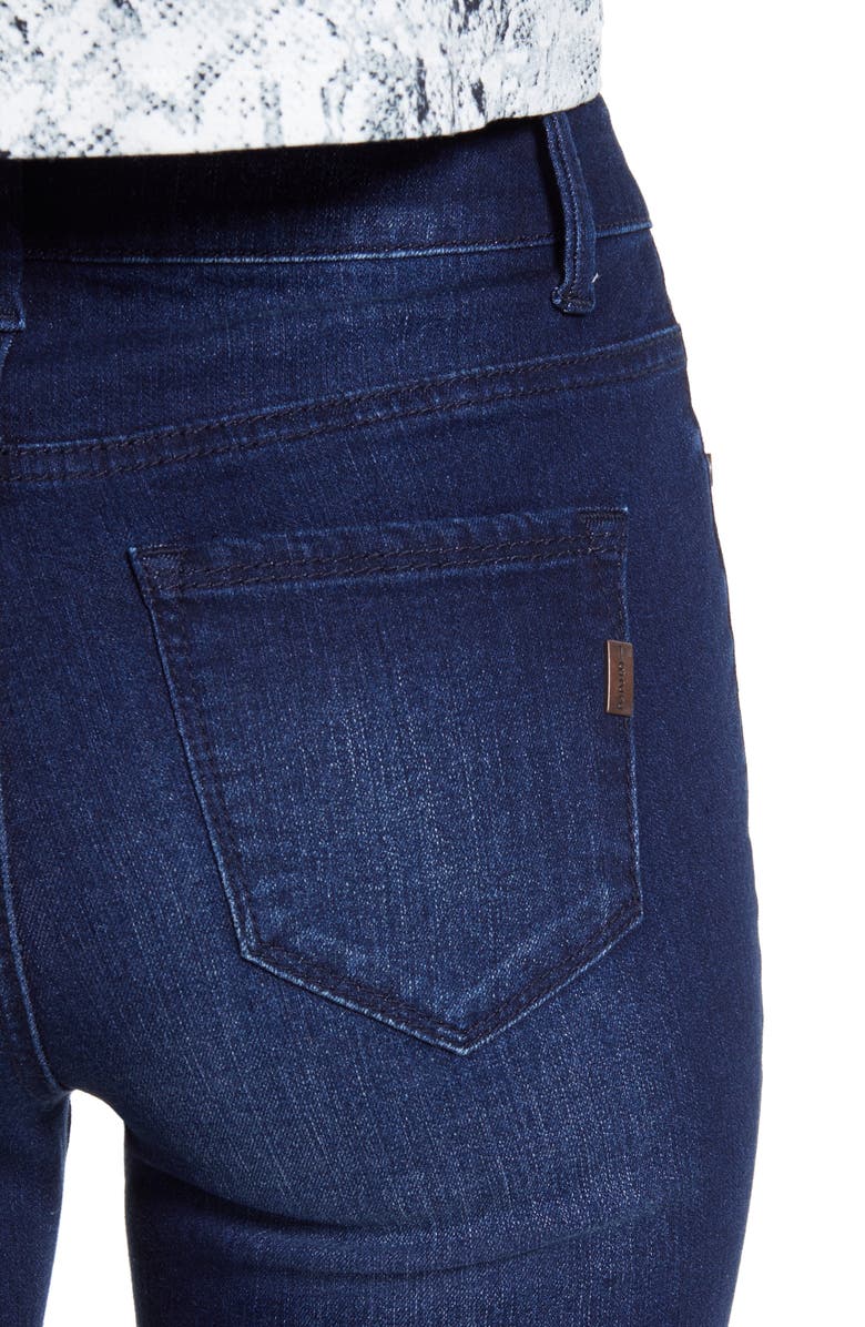 1822 Denim RE:Denim High Waist Raw Hem Jeans, Alternate, color,