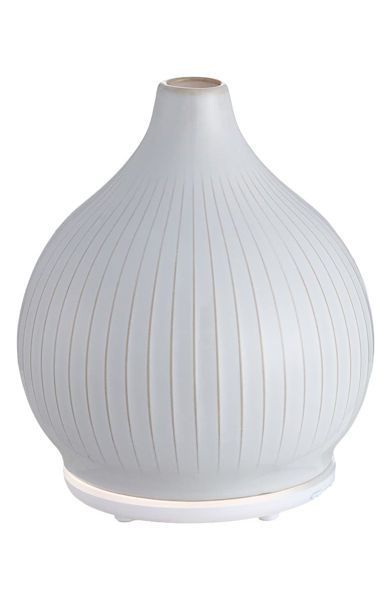 SERENE HOUSE Pistil White Ceramic Ultrasonic Diffuser, Alternate, color, White