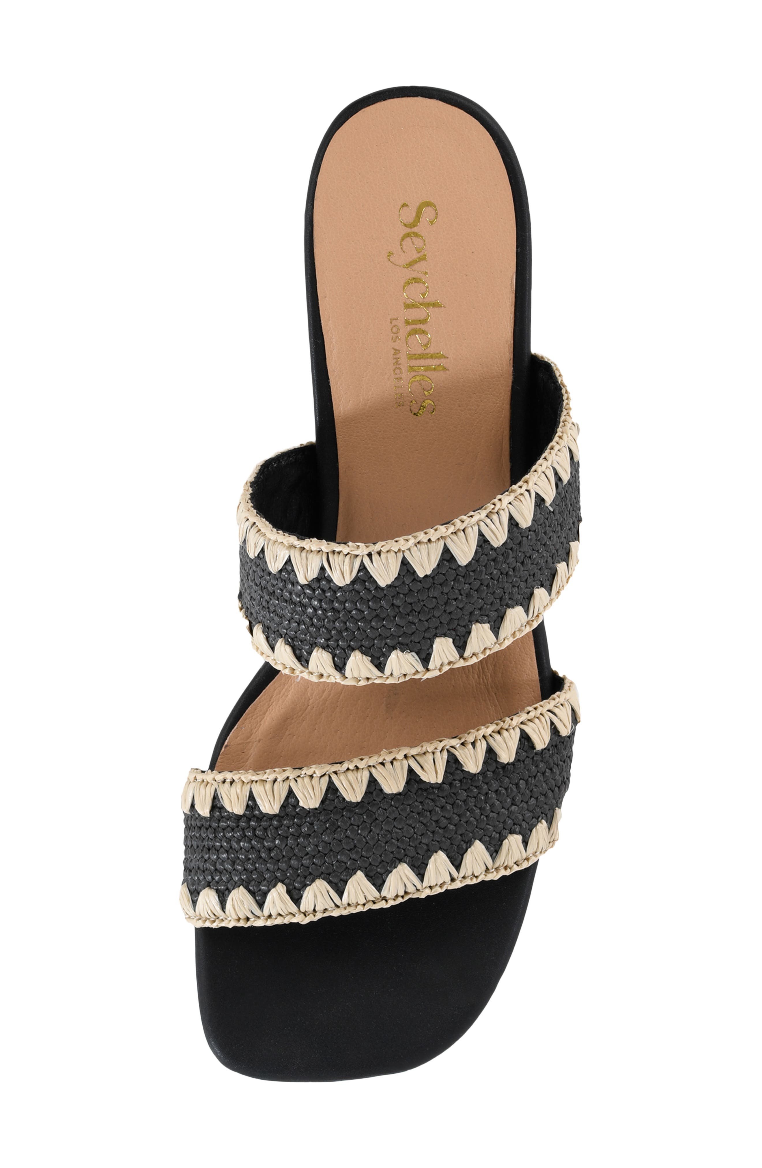 Seychelles Maui Two-Strap Sandal, Alternate, color, Black