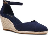 Anne Klein Wilmott Ankle Strap Espadrille Wedge Sandal