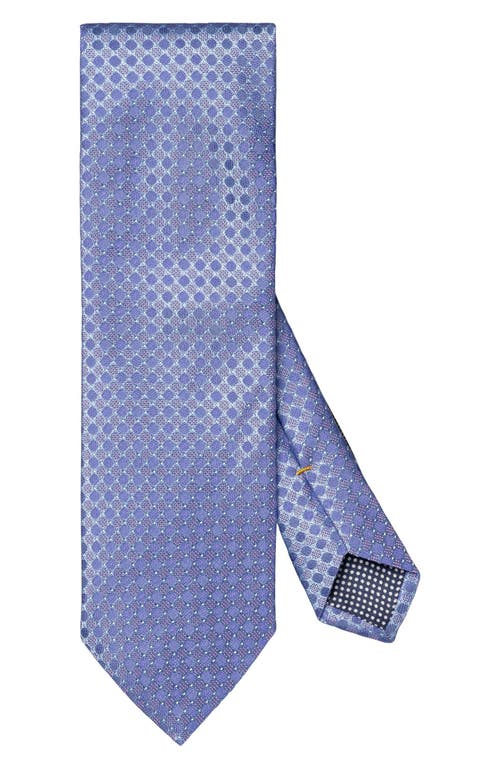 Eton Neat Silk Tie In Medium Purple