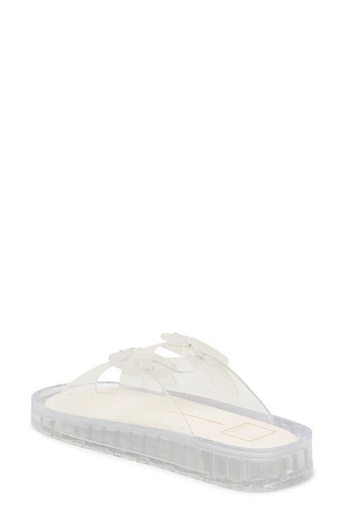 Shop Dolce Vita Julio Jelly Sandal In Crystal Vinyl