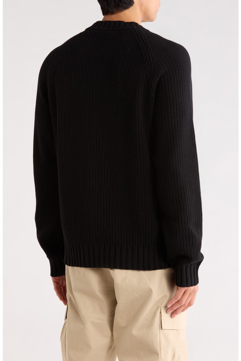 Sonni Crewneck Sweater, Alternate, color, BLACK