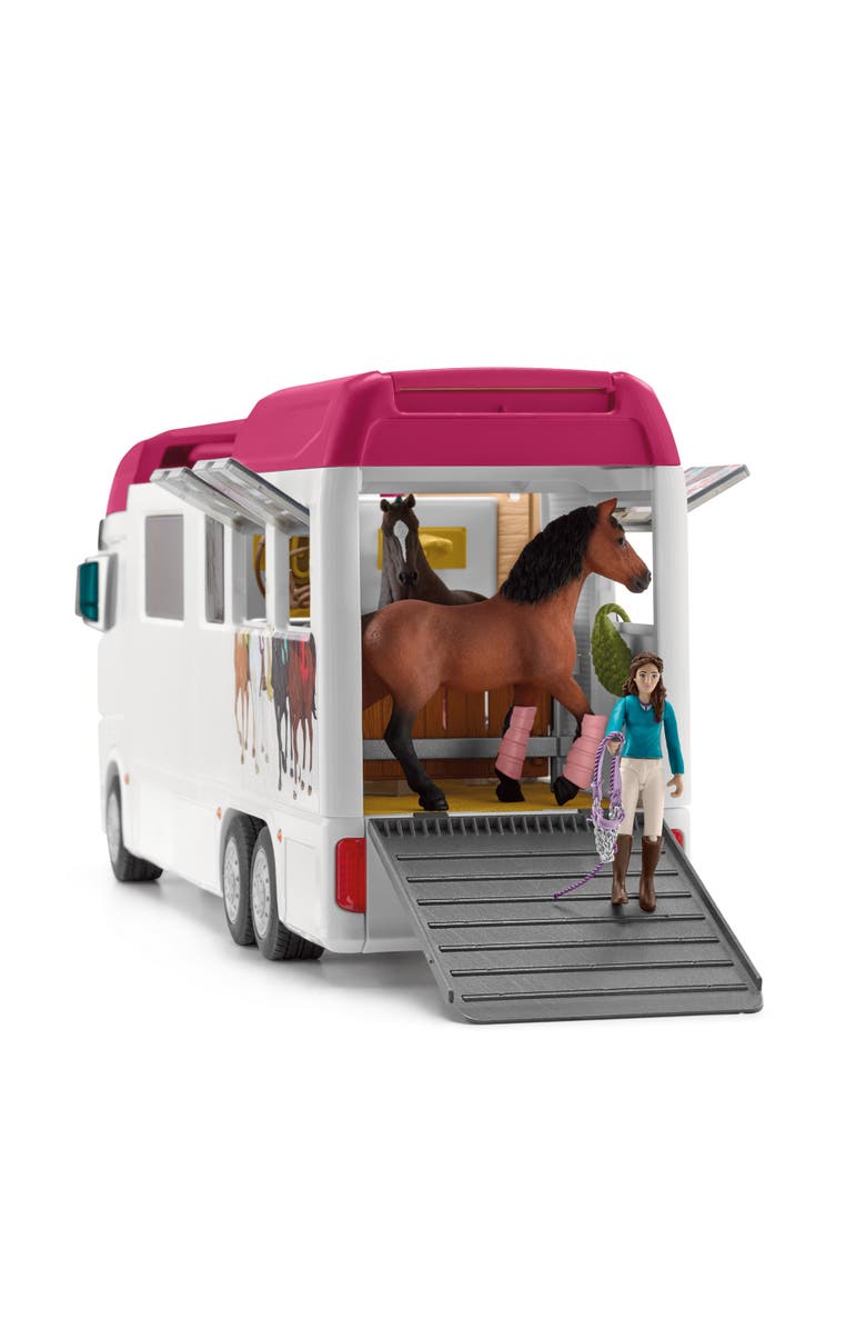 Schleich Horse Club Horse Transporter 227 Piece Playset, Alternate, color, Multicolored