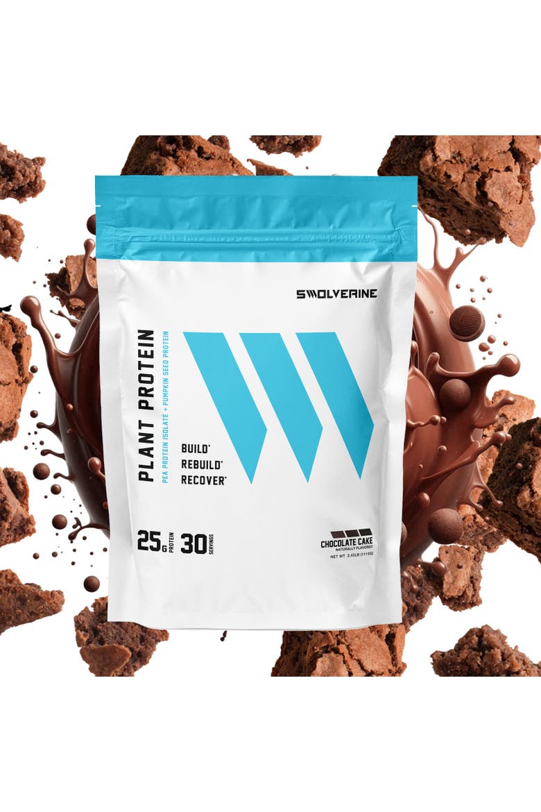 Plant Protein, Alternate, color, Chocolate Cake