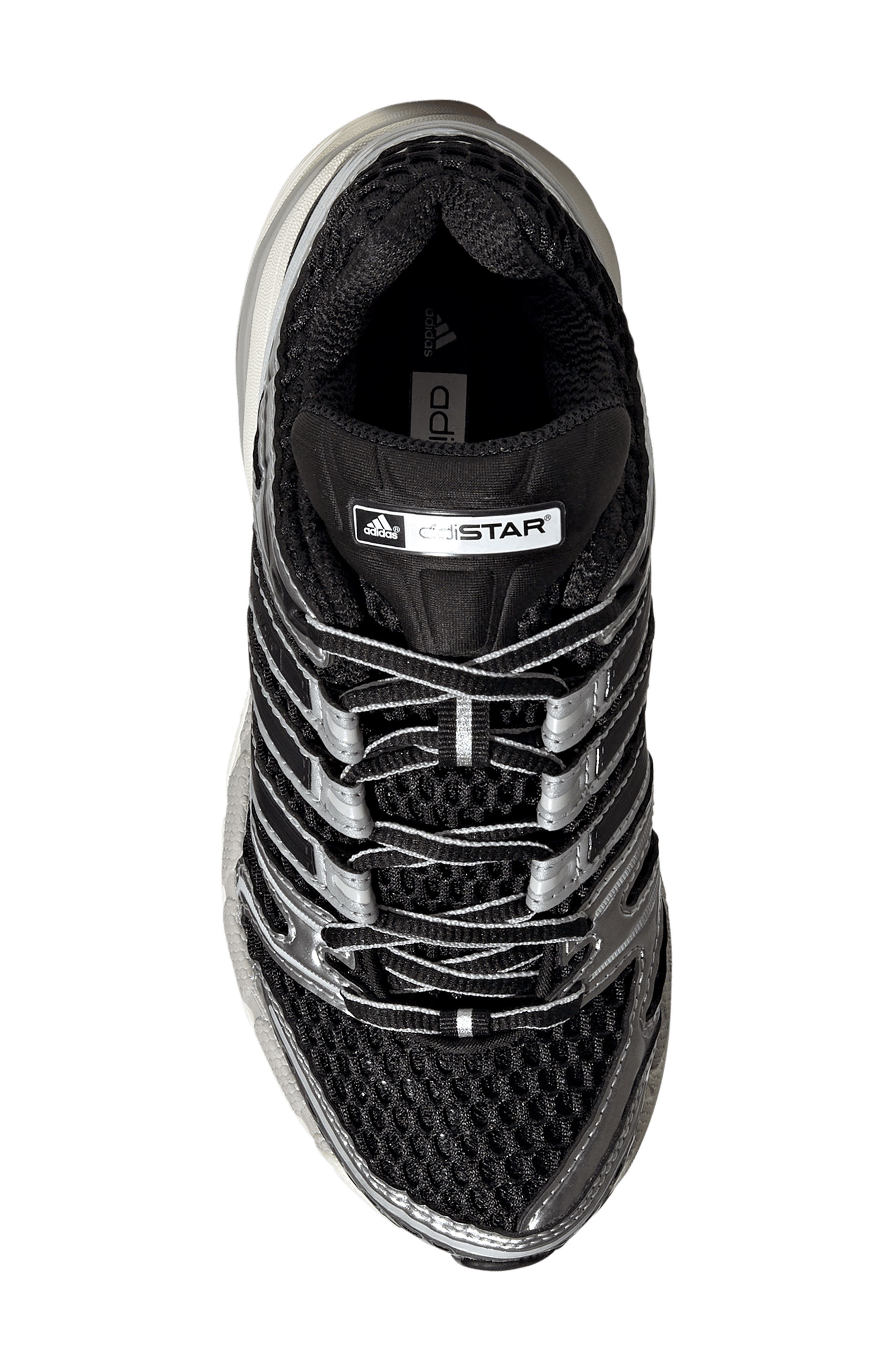 adidas Kids' Adistar Control 5 Sneaker, Alternate, color, Core Black/ Silver/ Grey