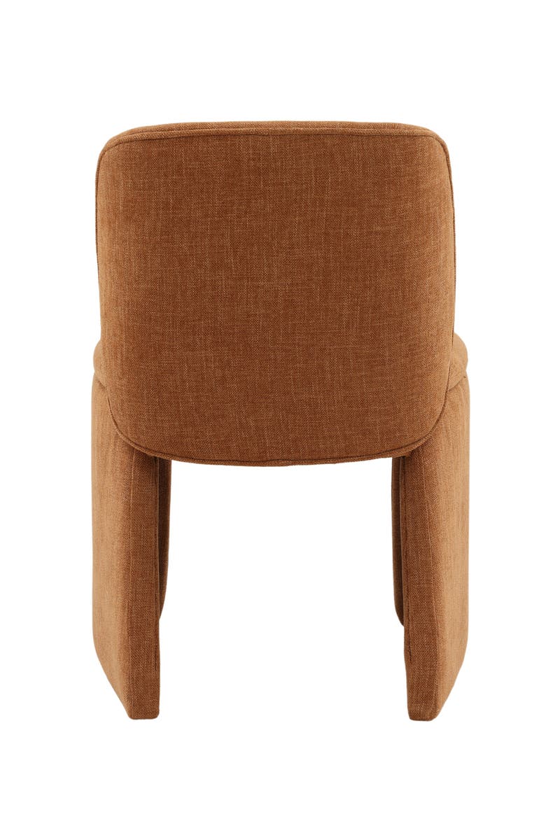 Harlan Basketweave Upholstered Dining Chair, Alternate, color, Terracotta