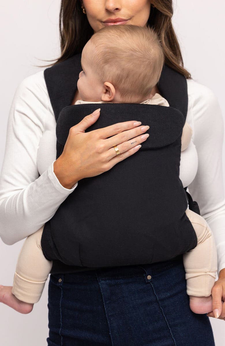 WILDBIRD Aerial Linen Baby Carrier, Alternate, color, Raven