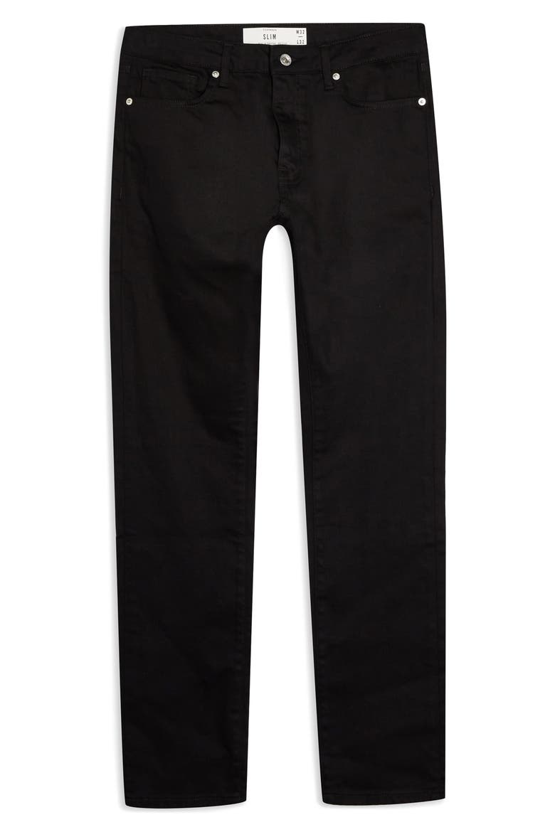 Newstar Slim Fit Jeans, Alternate, color, BLACK