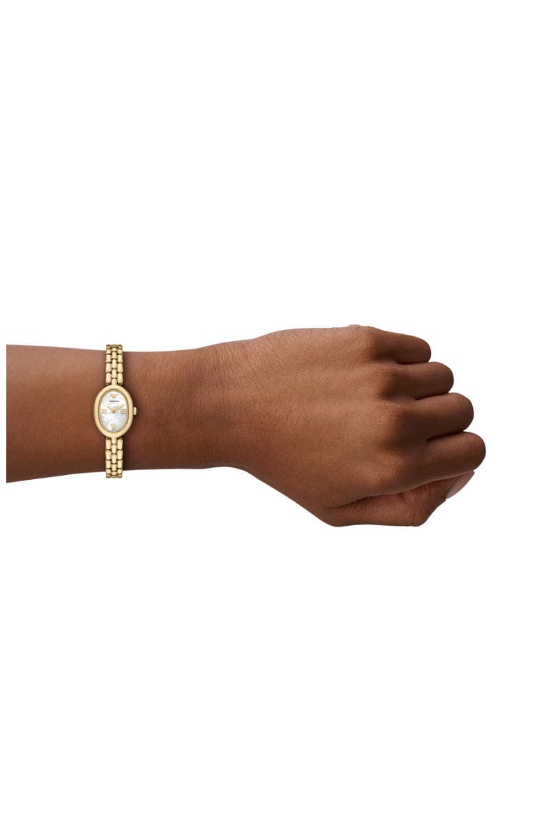 Sinfonia Mother-of-Pearl Bracelet Watch, 18mm x 24mm, Alternate, color, GOLD