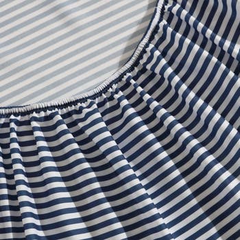 Vivid Stripe Microfiber Sheet Set