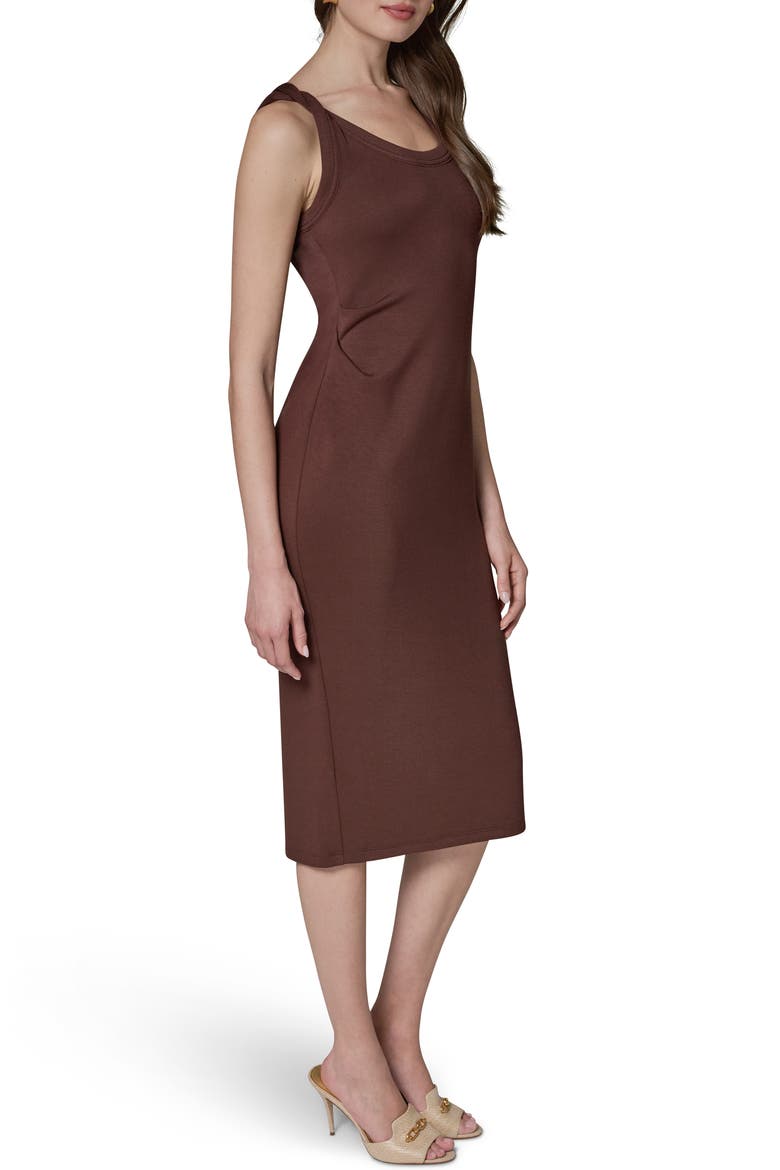 Sleeveless Body-Con Midi Dress, Alternate, color, CANYON