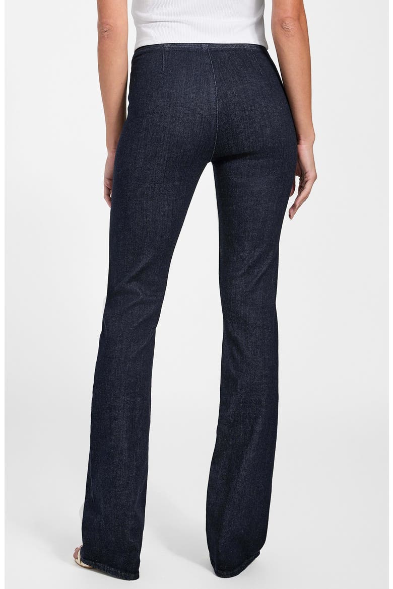 High Waist Pull-On Baby Bootcut Jeans, Alternate, color, ELTD-DARK