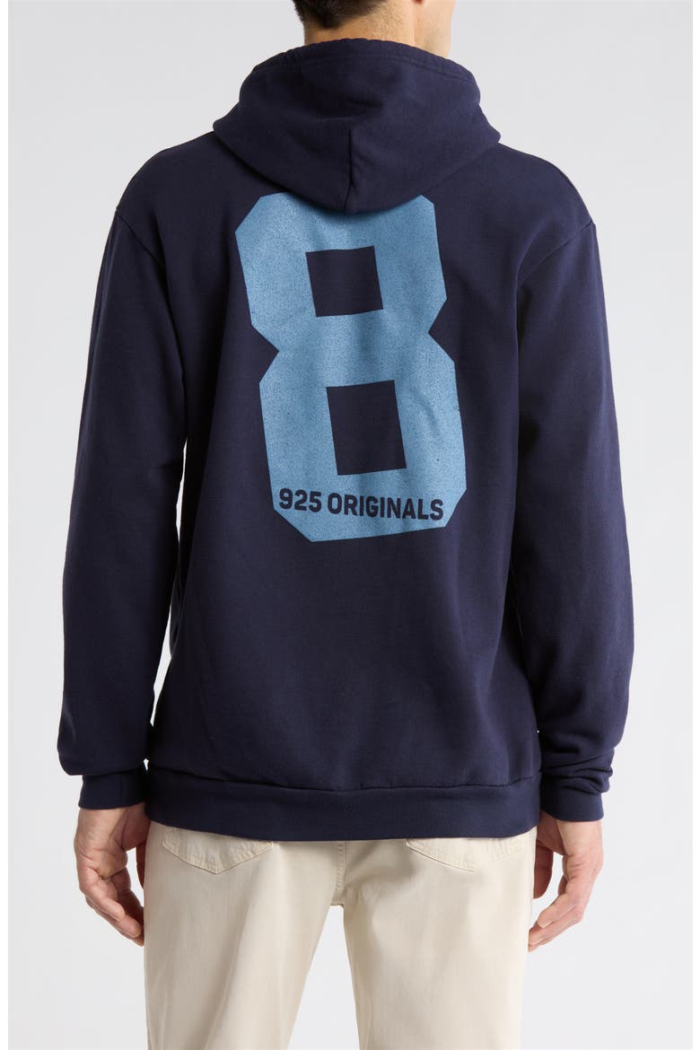 Playbook Graphic Cotton Hoodie, Alternate, color, NAVY