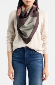 Nordstrom Printed Square Silk Scarf