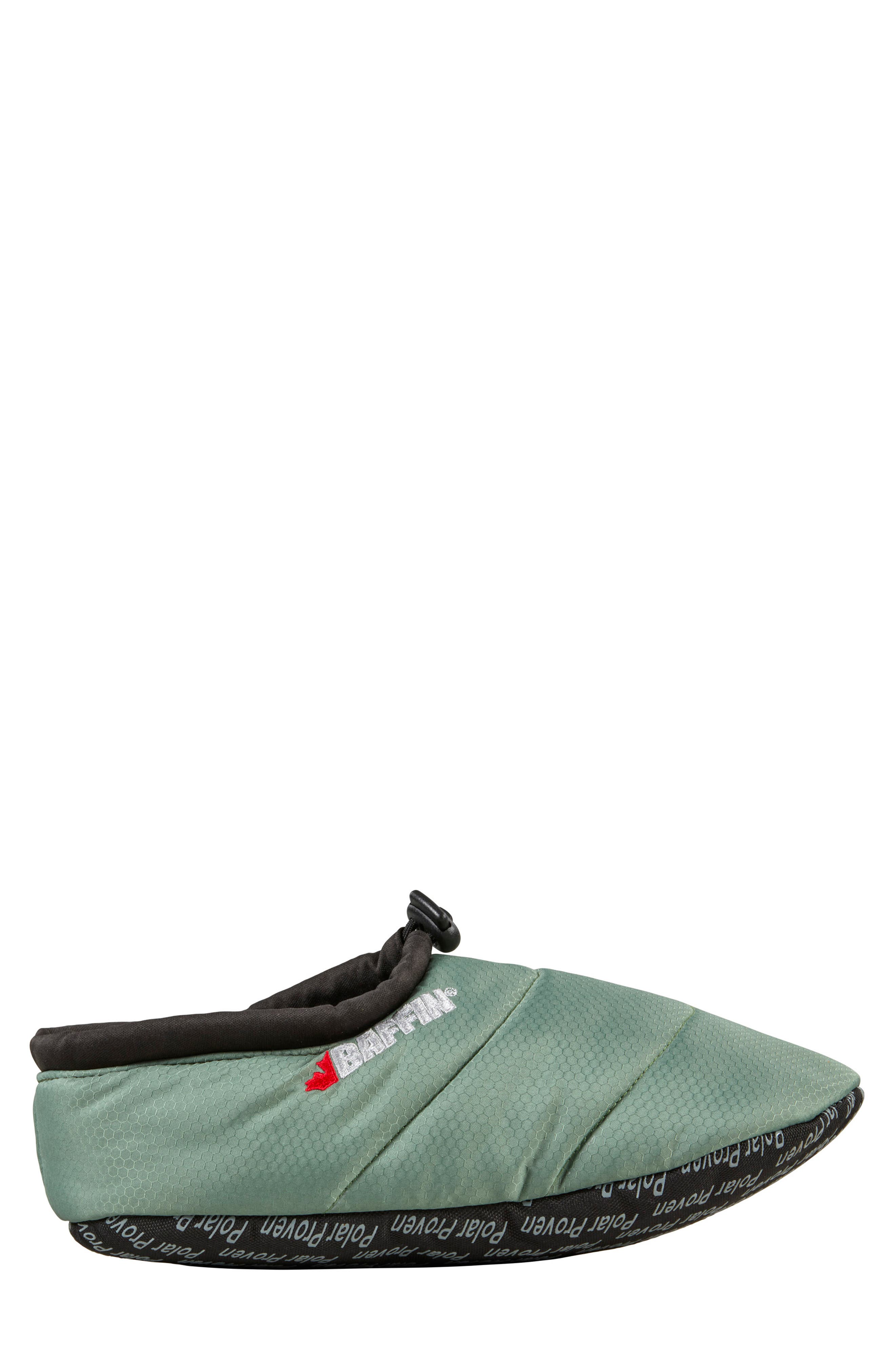 Gender Inclusive Nylon Slipper, Alternate, color, SEA GREEN