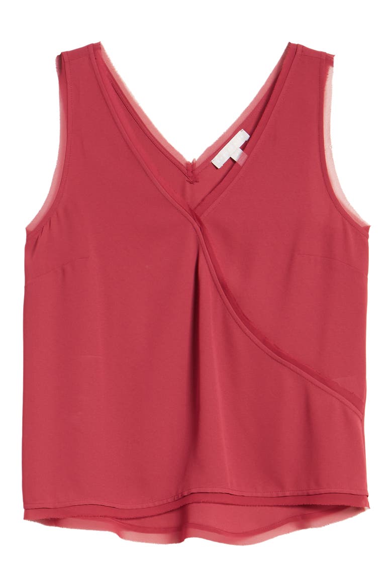 Raw Edge Tank, Alternate, color, BURGUNDY PLUM