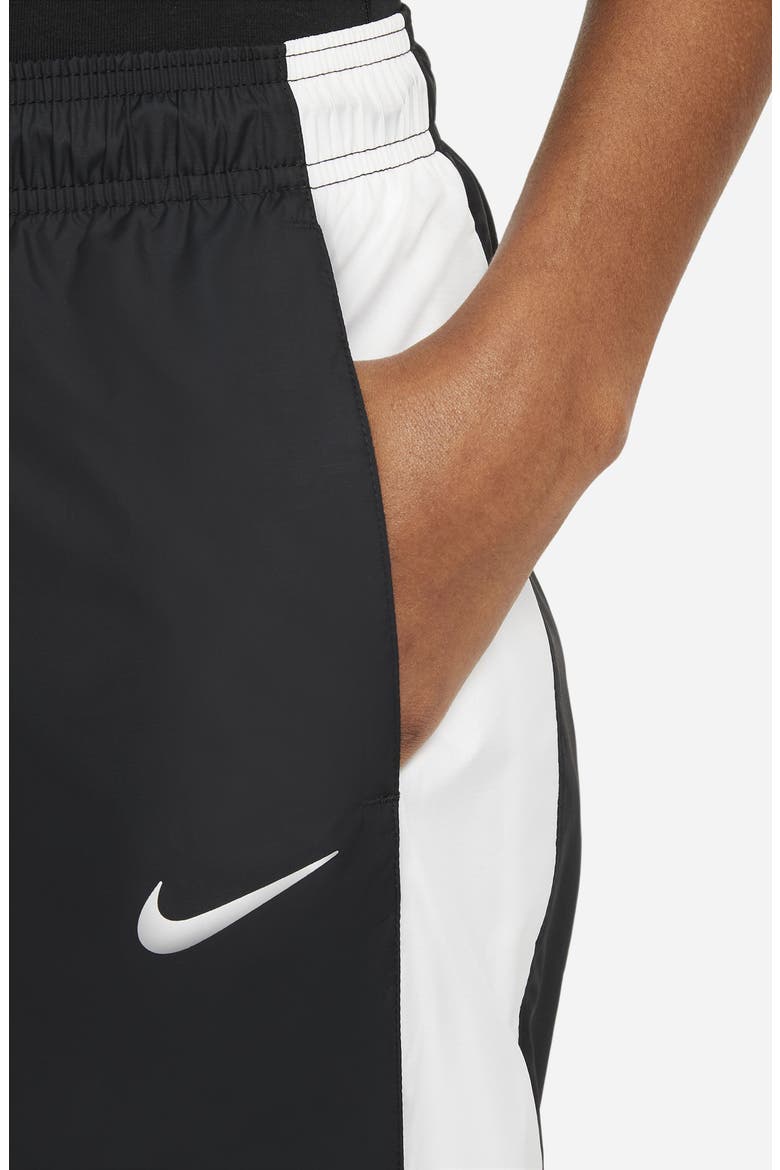 Sportswear Repel Woven Pants, Alternate, color, BLACK/ WHITE/ WHITE