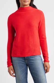 NIC+ZOE Pixel Mock Neck Sweater