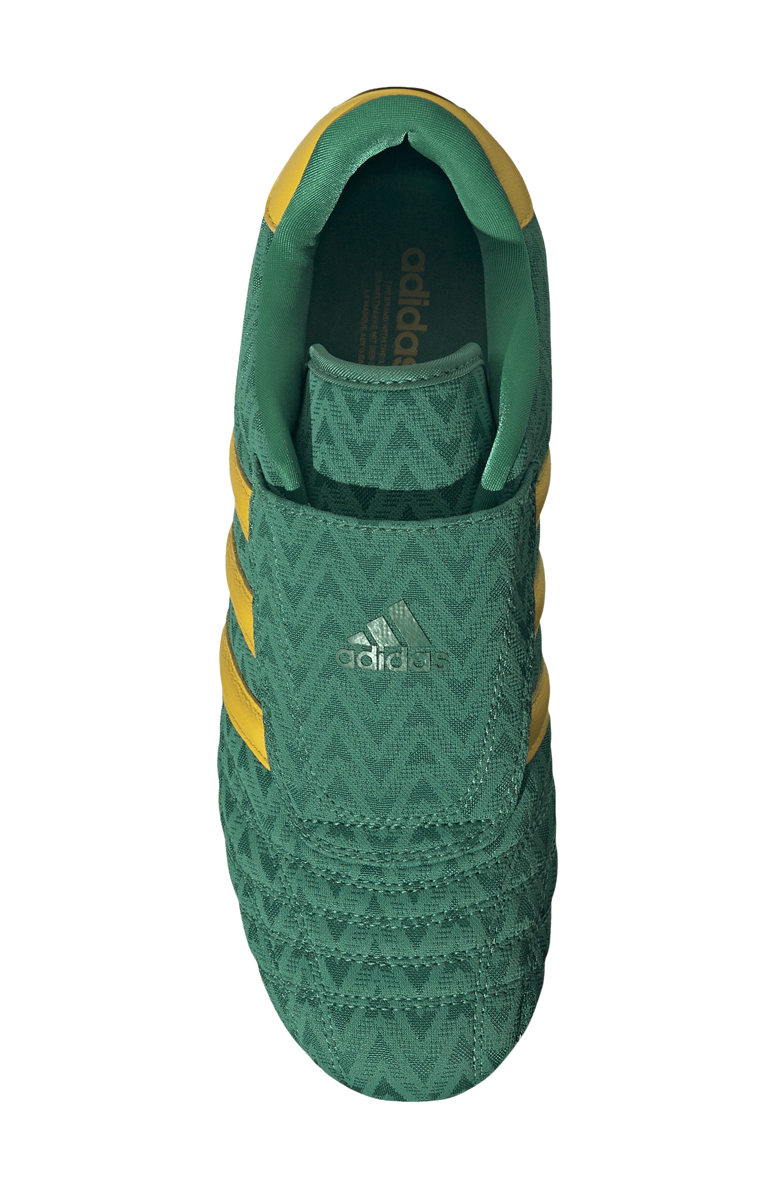 Taekwondo Shoe, Alternate, color, GREEN/ YELLOW/ OFF WHITE