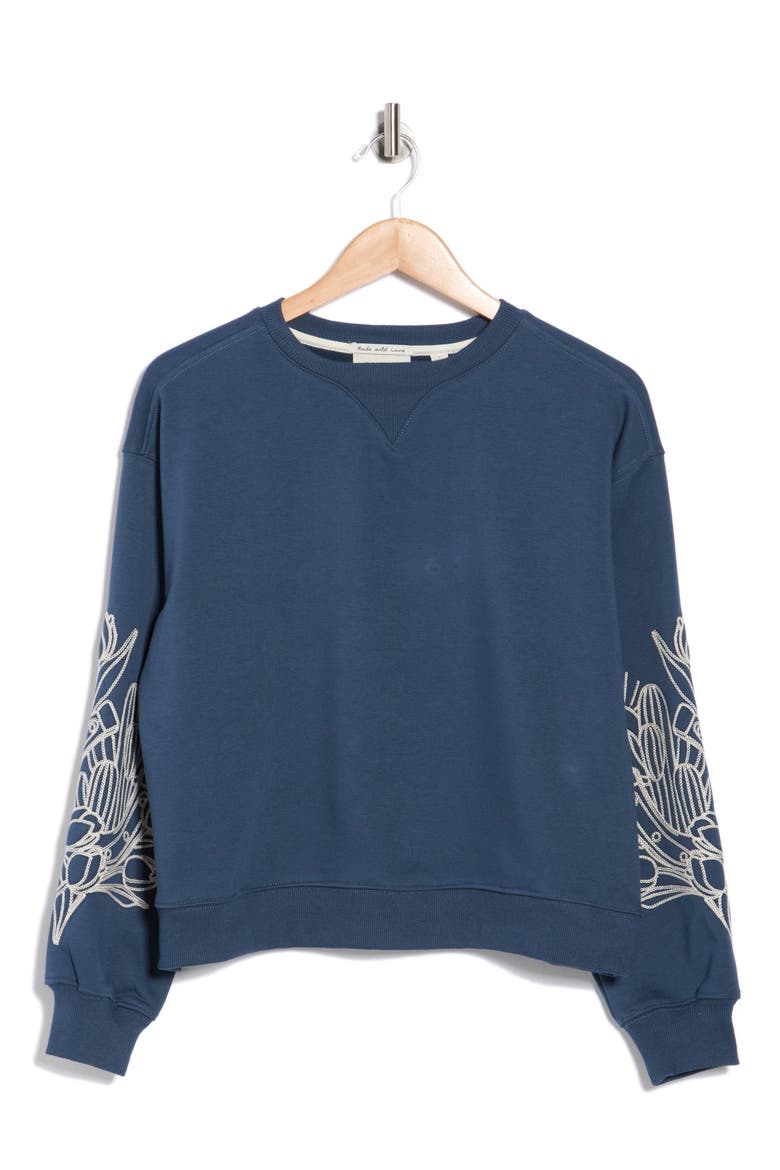 Embroidered Sweatshirt, Alternate, color, BIG DIPPER