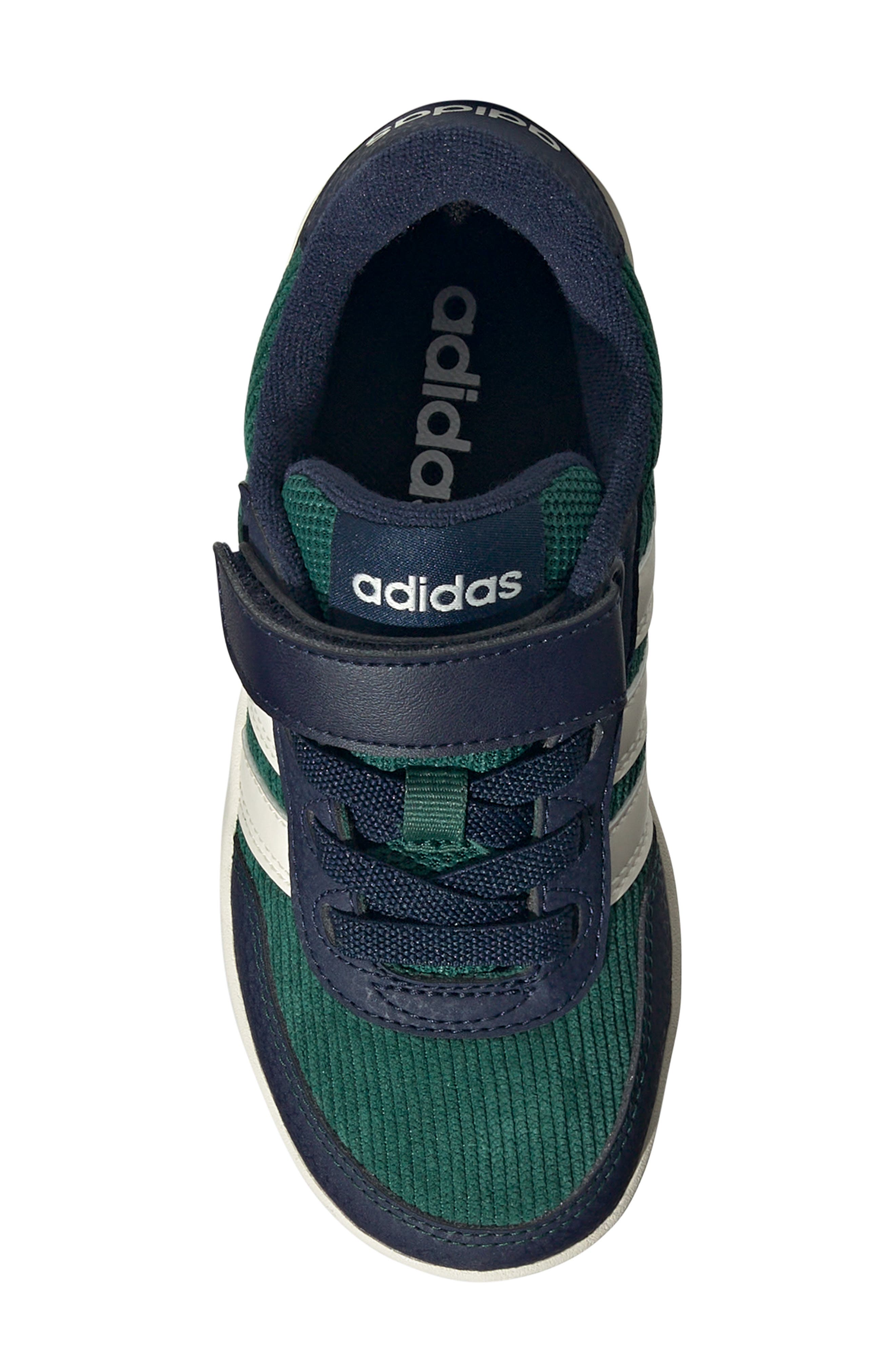 adidas Kids' Breakbase Sneaker, Alternate, color, Green/ Off White/ Navy