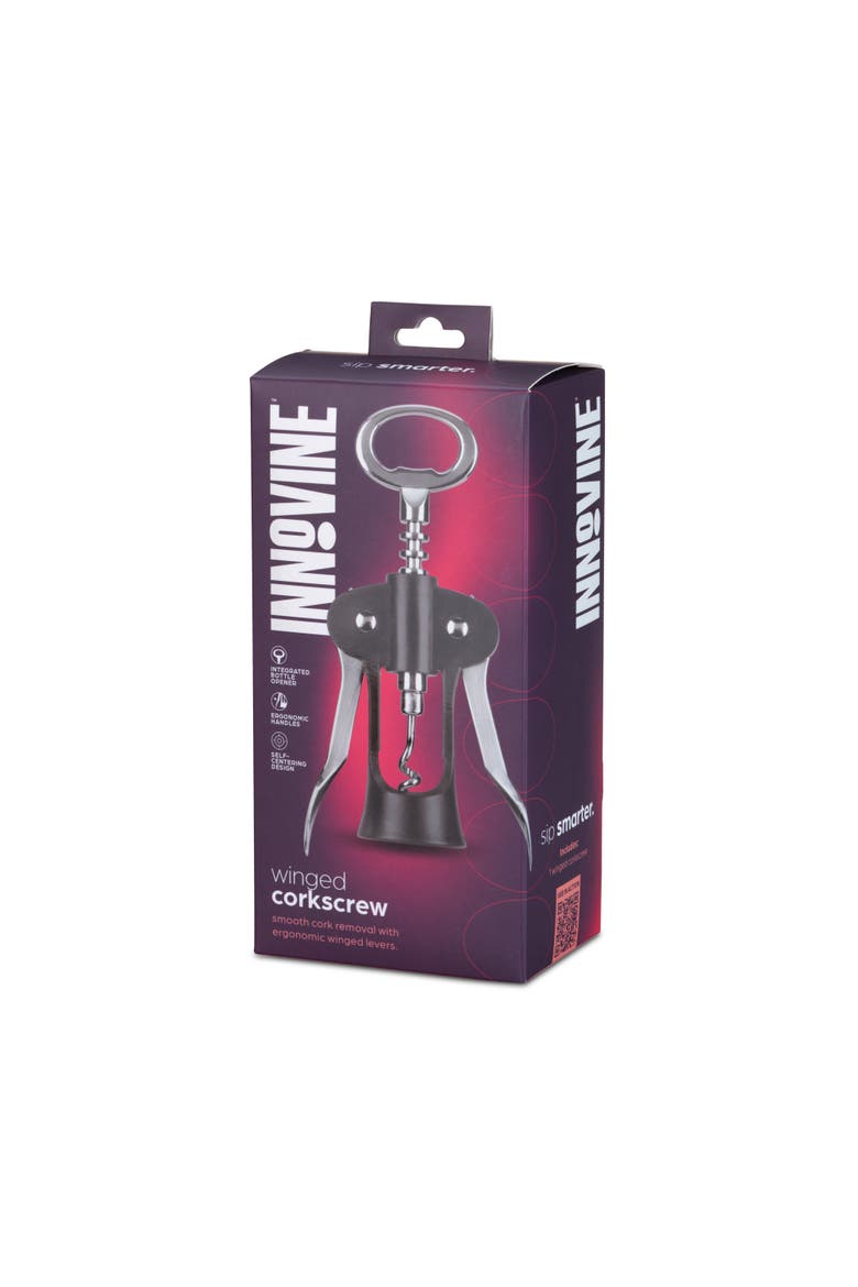 Winged Corkscrew, Alternate, color, Silver