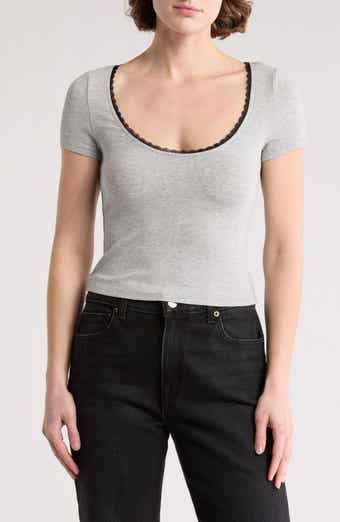 Elodie Lace Trim T-Shirt