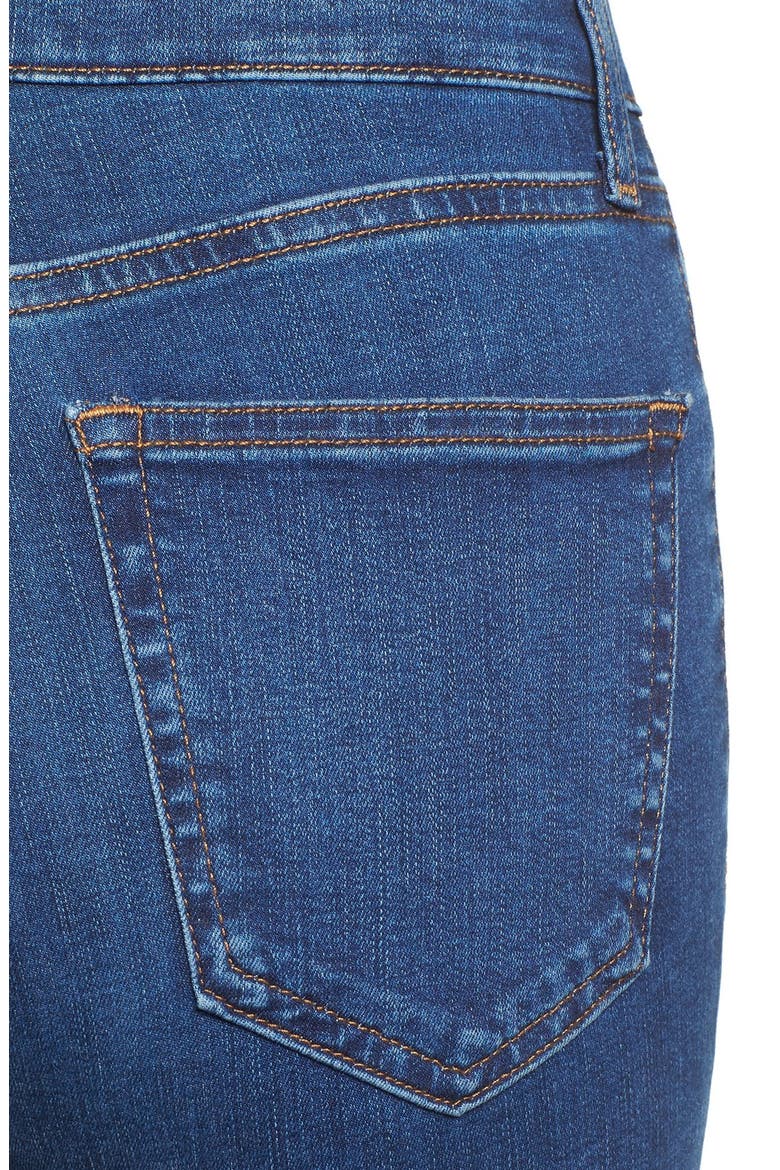 Jamie High Waist Ankle Skinny Jeans, Alternate, color, NAVY BLUE