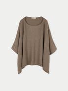 GOBI Mongolian Cashmere Boat-Neck Cashmere Poncho