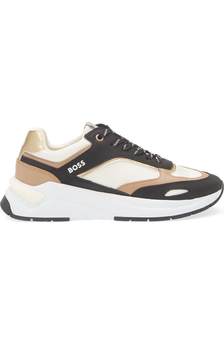 BOSS Skylar Runn Sneaker, Alternate, color, Black