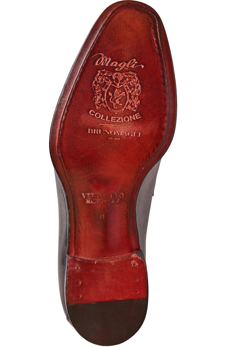 Bruno Magli Emilio Penny Loafer, Alternate, color, Grey/ Croc