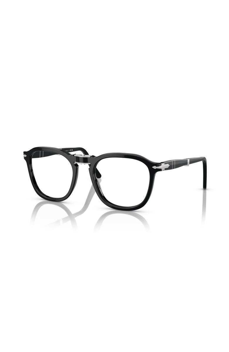 Persol 52mm Square optical glasses, Main, color, Black