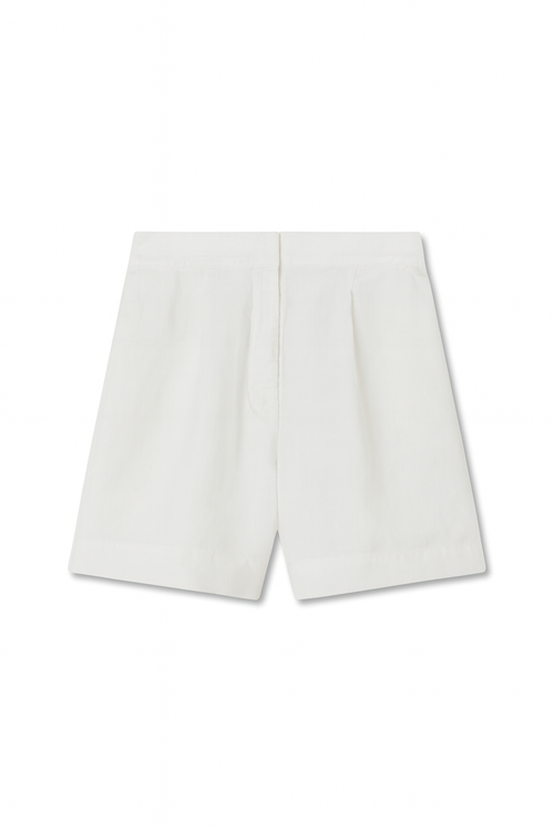 Vir Vita Relaxed Linen Short In White