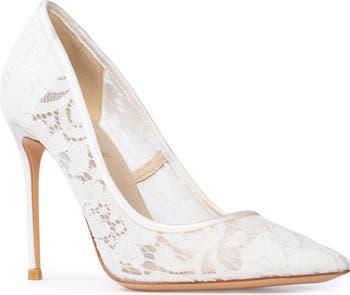 Gia Pointed Cap Toe Pump