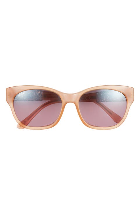 57mm Fashion Cat Eye Polarized Sunglasses