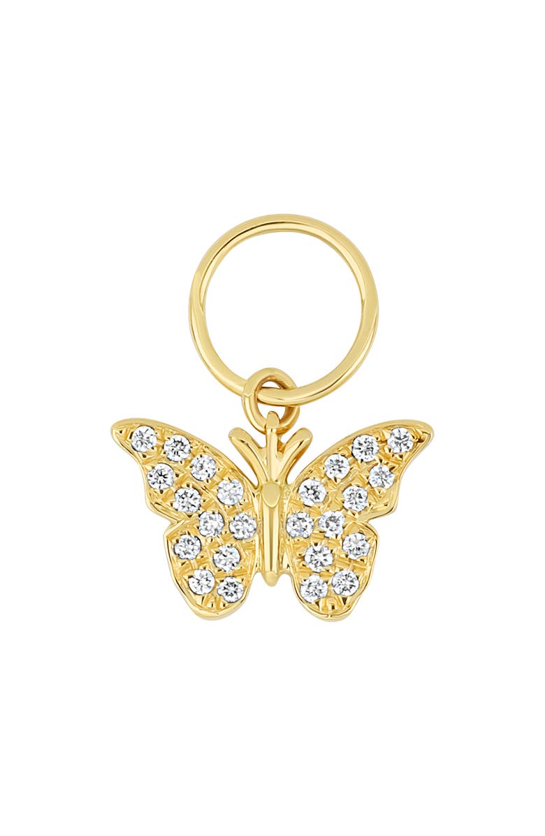 Bony Levy Icon Pavé Diamond Butterfly Charm, Main, color,